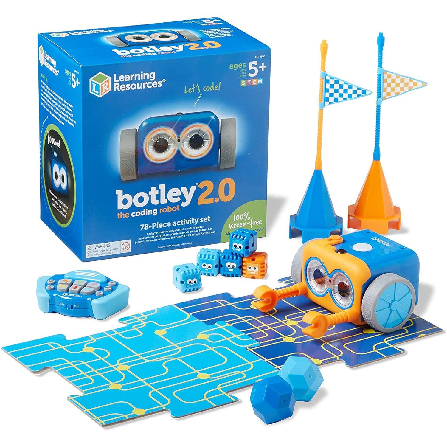Learning Resources-Botley 2.0 the Coding Robot Activity Set-LER2938-Legacy Toys