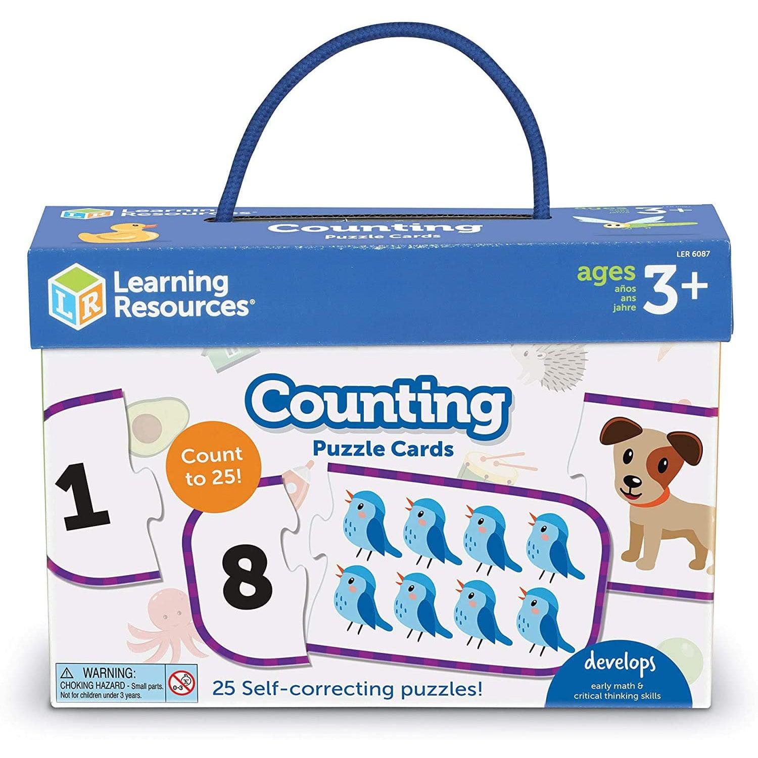 Learning Resources-Counting Puzzle Cards-LER6087-Legacy Toys