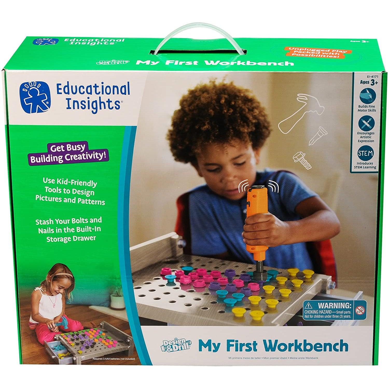 Learning Resources-Design & Drill - My First Workbench-4171-Legacy Toys