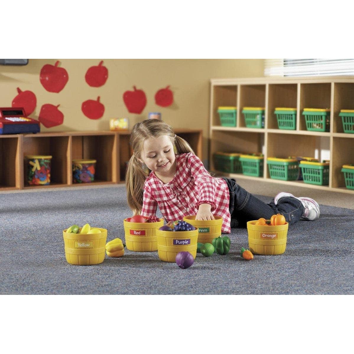 Learning Resources-Farmer's Market Color Sorting Set-LER3060-Legacy Toys