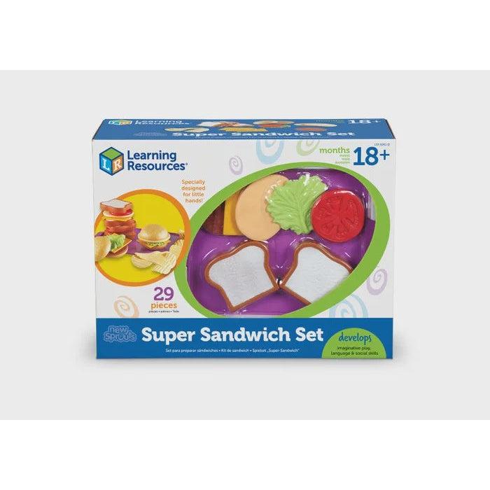 Learning Resources-New Sprouts Super Sandwich Set-LER9261-D-Legacy Toys
