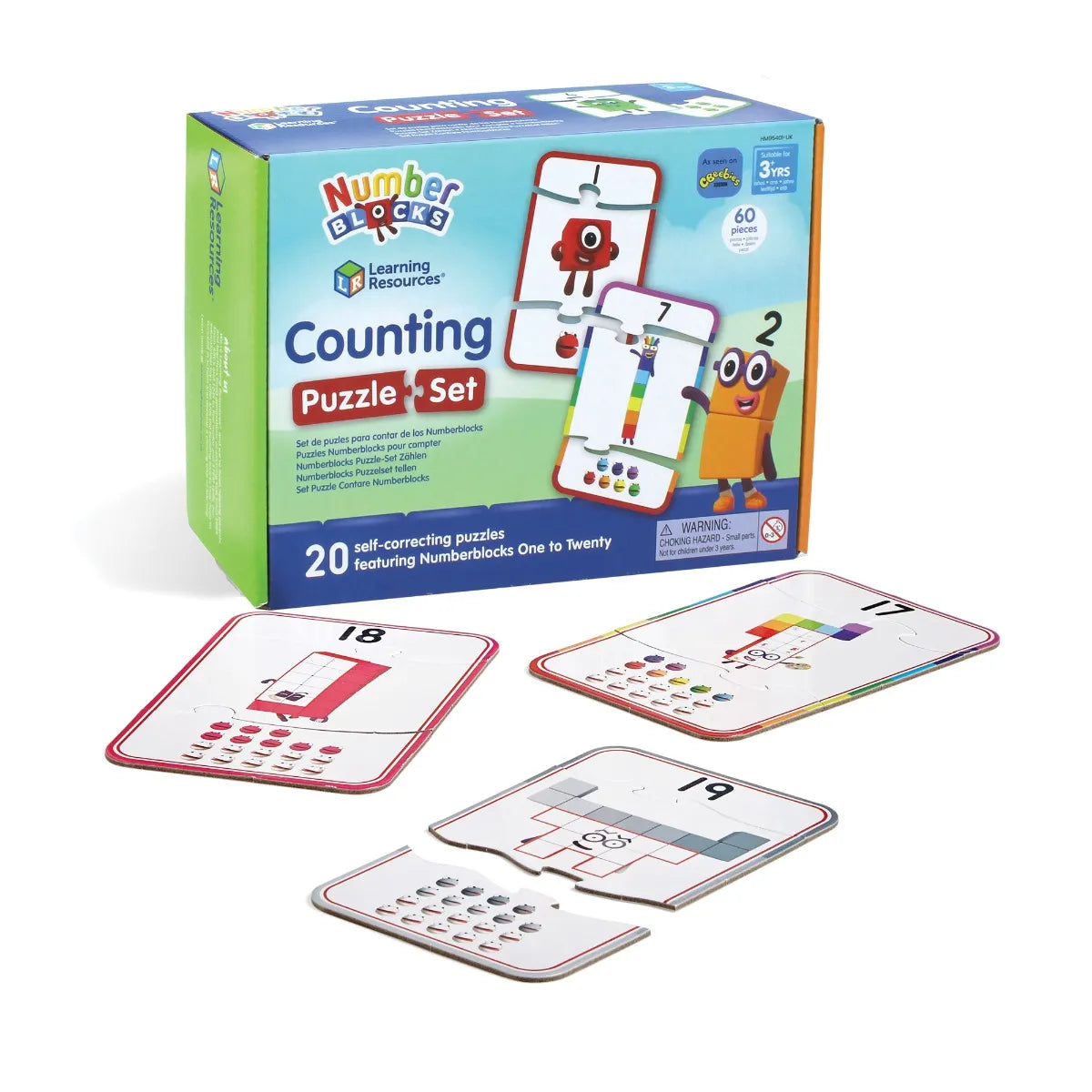 Learning Resources-Numberblocks - Counting Puzzle Set-95401-Legacy Toys