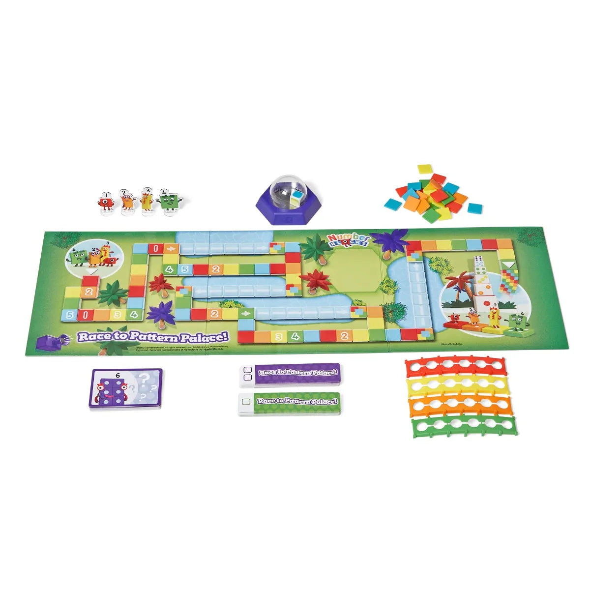 Learning Resources-Numberblocks - Race to Pattern Palace-95400-Legacy Toys