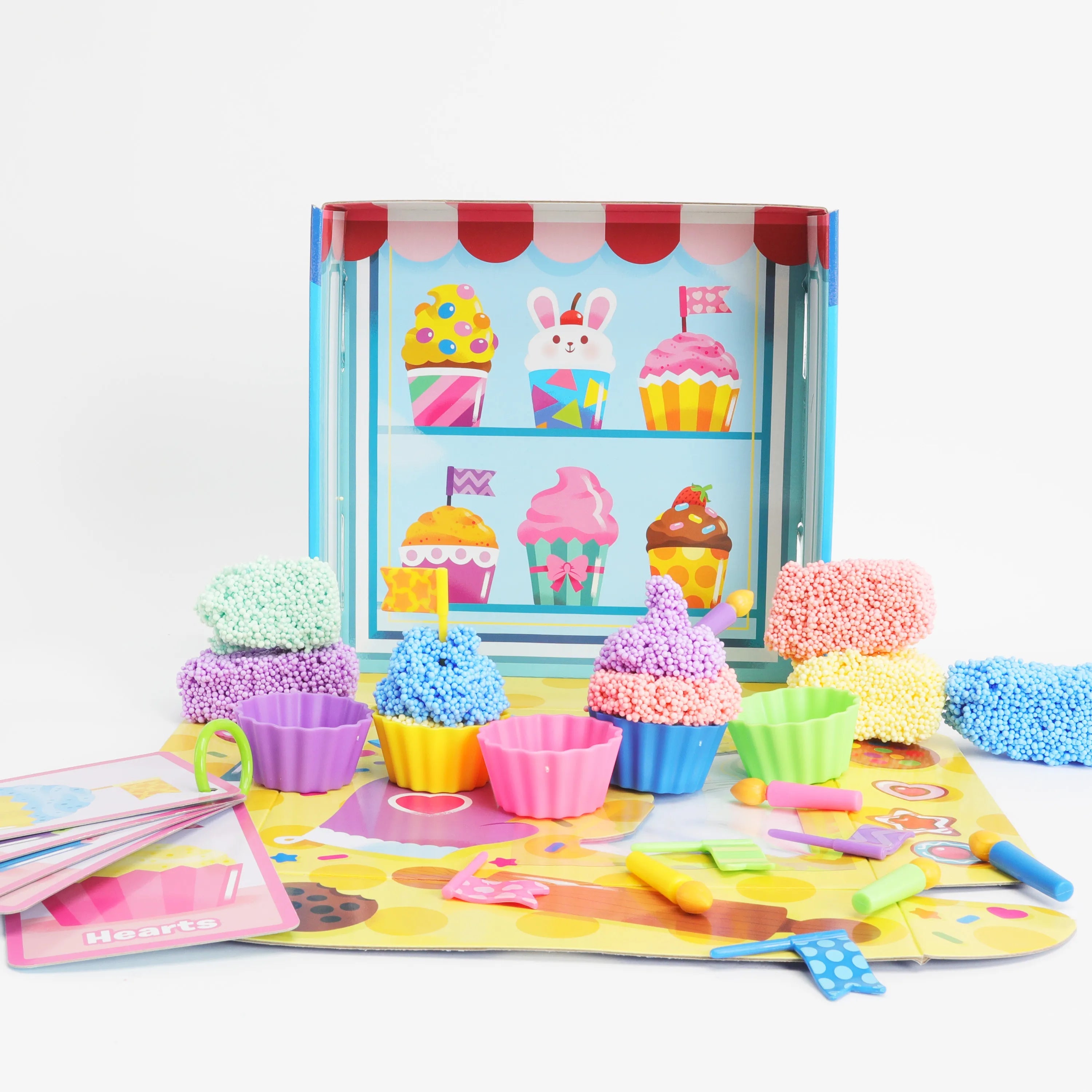 Learning Resources-Playfoam Cupcake Cafe-2038-Legacy Toys