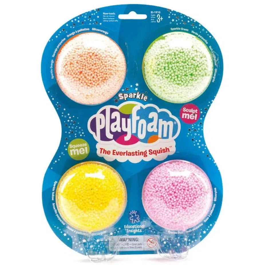 Learning Resources-Playfoam Sparkle 4-Pack-1910-Legacy Toys