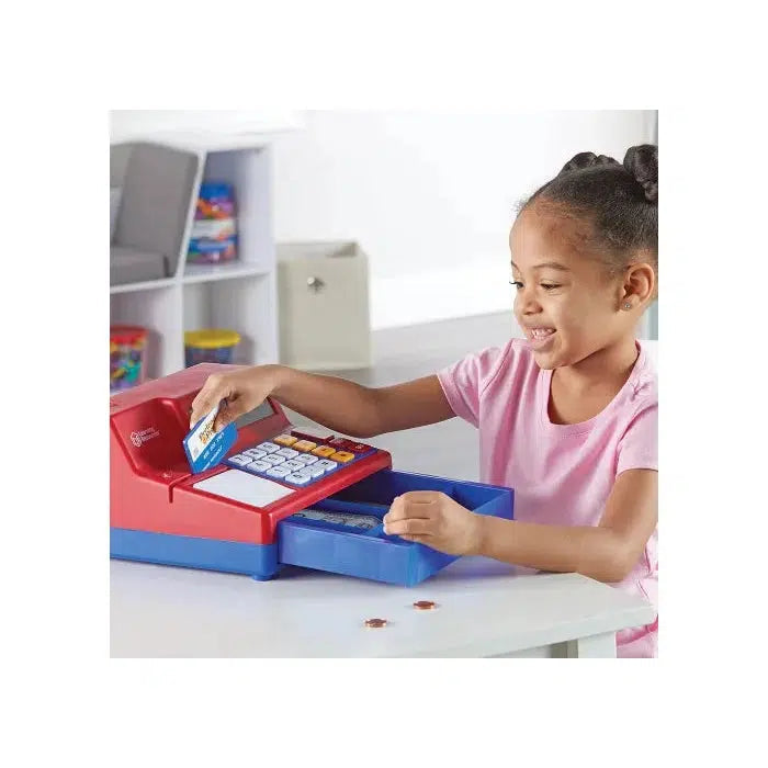 Learning Resources-Pretend & Play Calculator Cash Register-LER2629-Legacy Toys