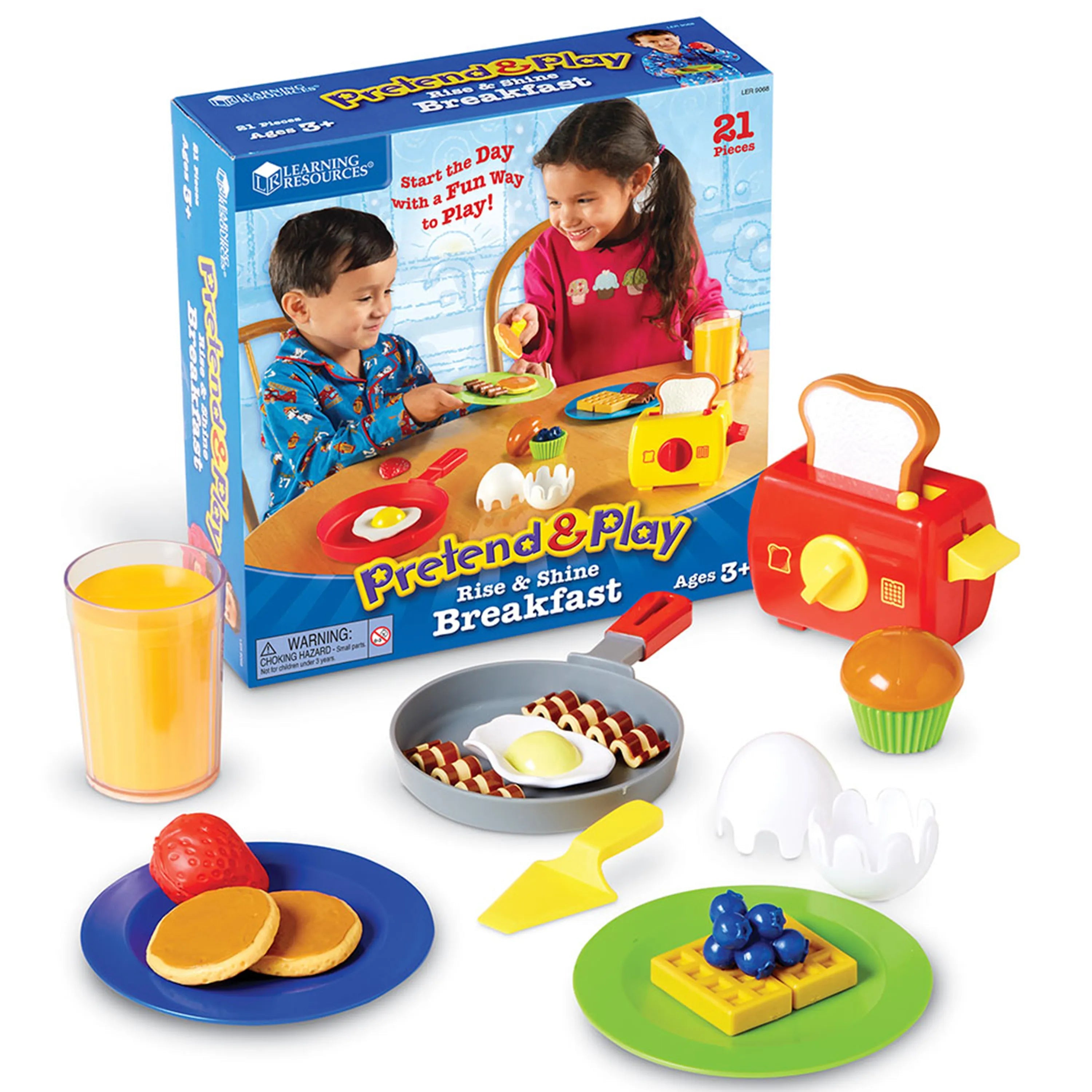 Learning Resources-Pretend & Play Rise & Shine Breakfast-LER9068-Legacy Toys