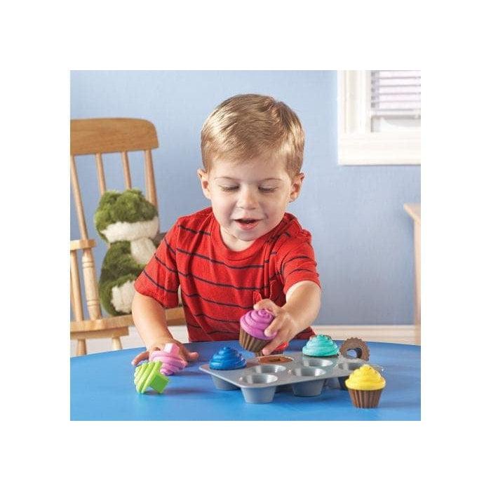 Learning Resources-Smart Snacks Shape Sort Cupcakes-LER7347-Legacy Toys