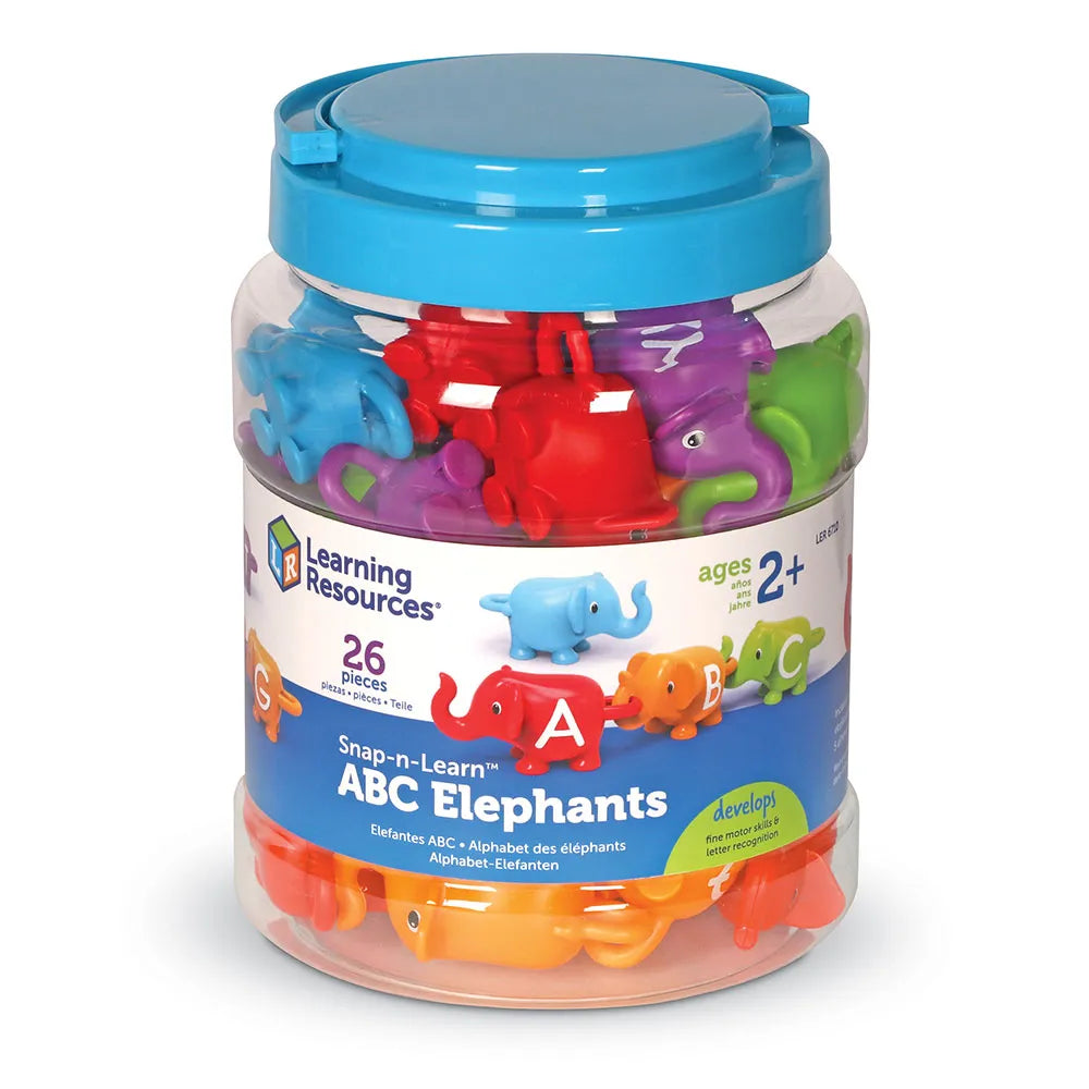 Learning Resources-Snap-n-Learn ABC Elephants-LER6710-Legacy Toys