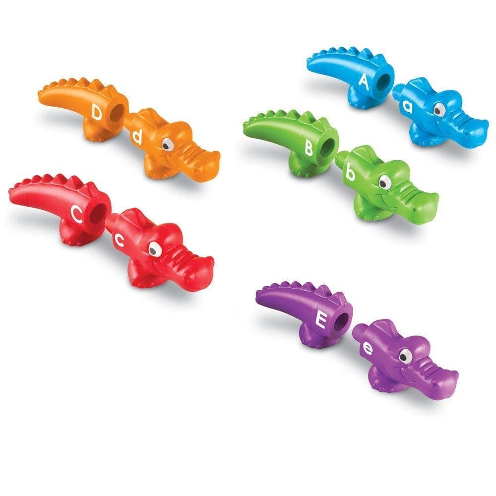 Learning Resources-Snap-n-Learn Alphabet Alligator-LER6704-Legacy Toys
