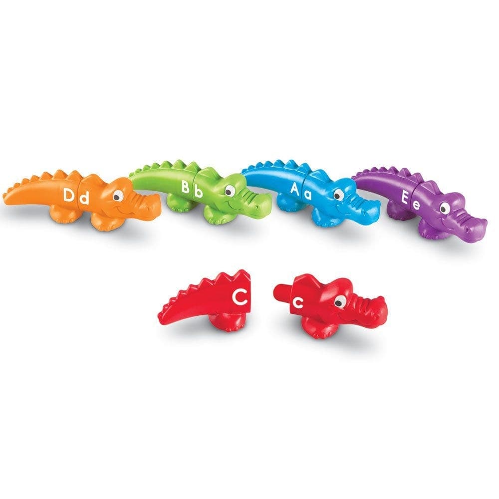 Learning Resources-Snap-n-Learn Alphabet Alligator-LER6704-Legacy Toys