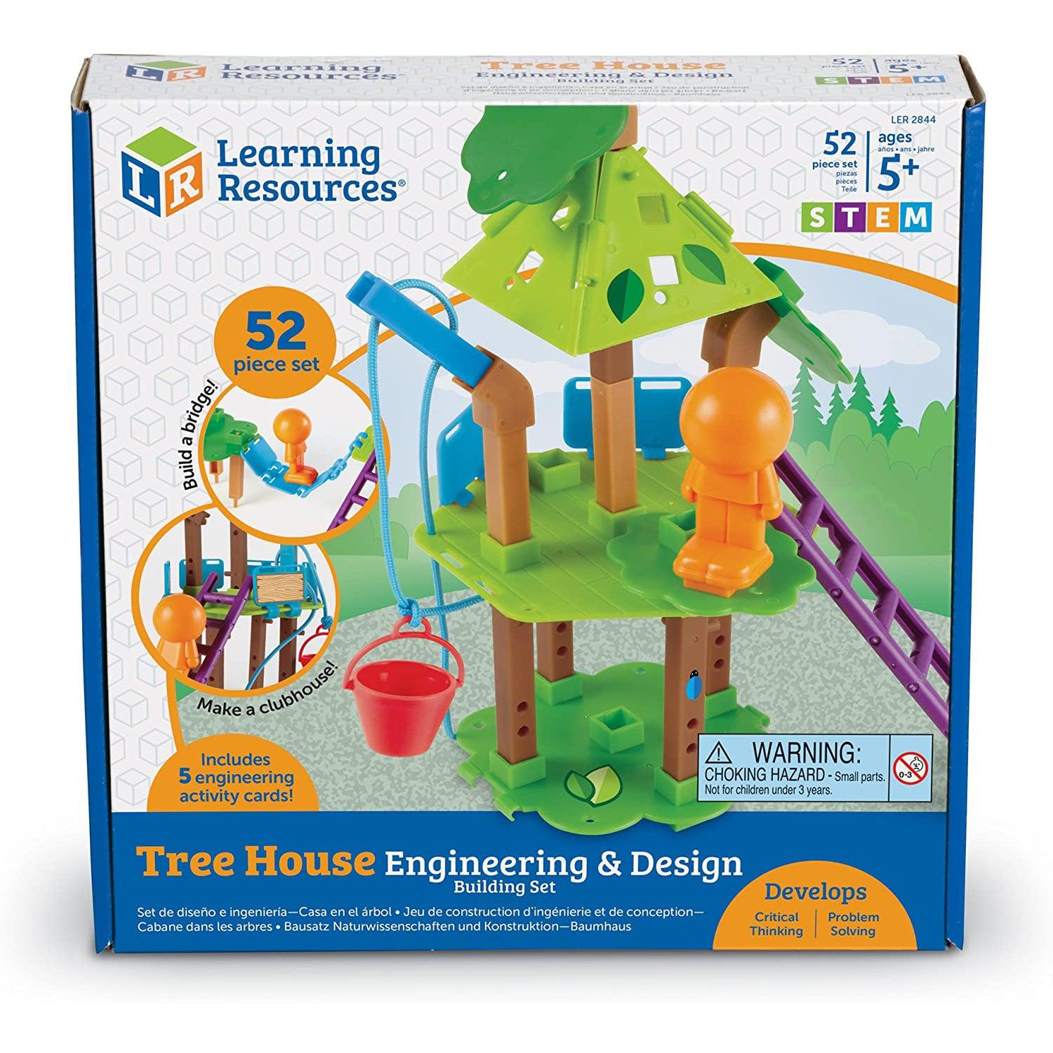 Learning Resources-Tree House Engineering & Design Building Set-LER2844-Legacy Toys