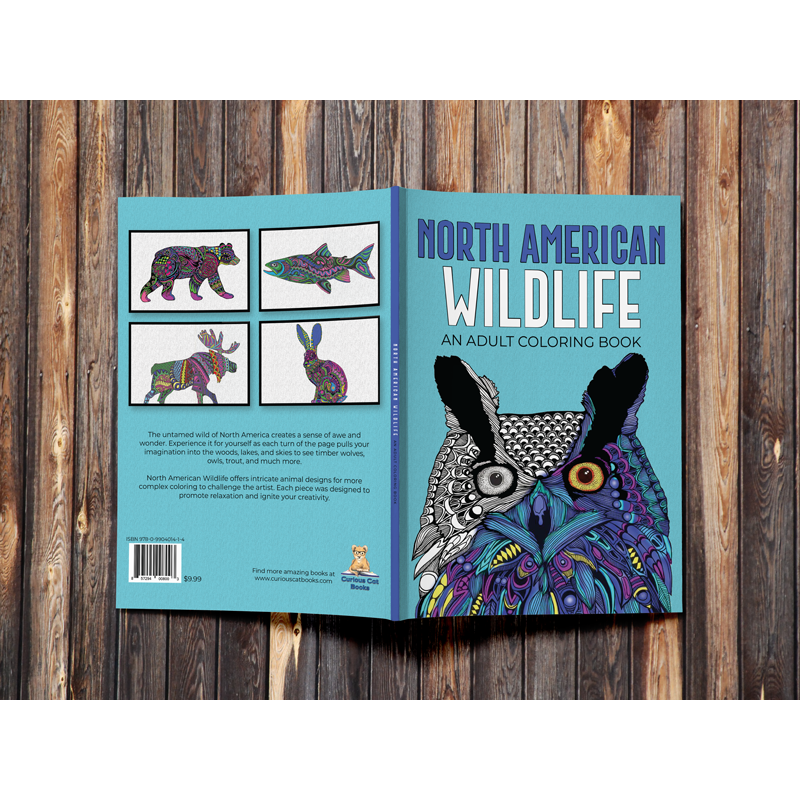 North American Wildlife - An Adult Coloring Book