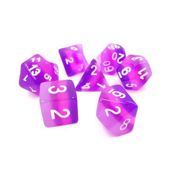 Legacy Dice-Purple Power - 7 Dice Set with Bag-GDN4123-Legacy Toys