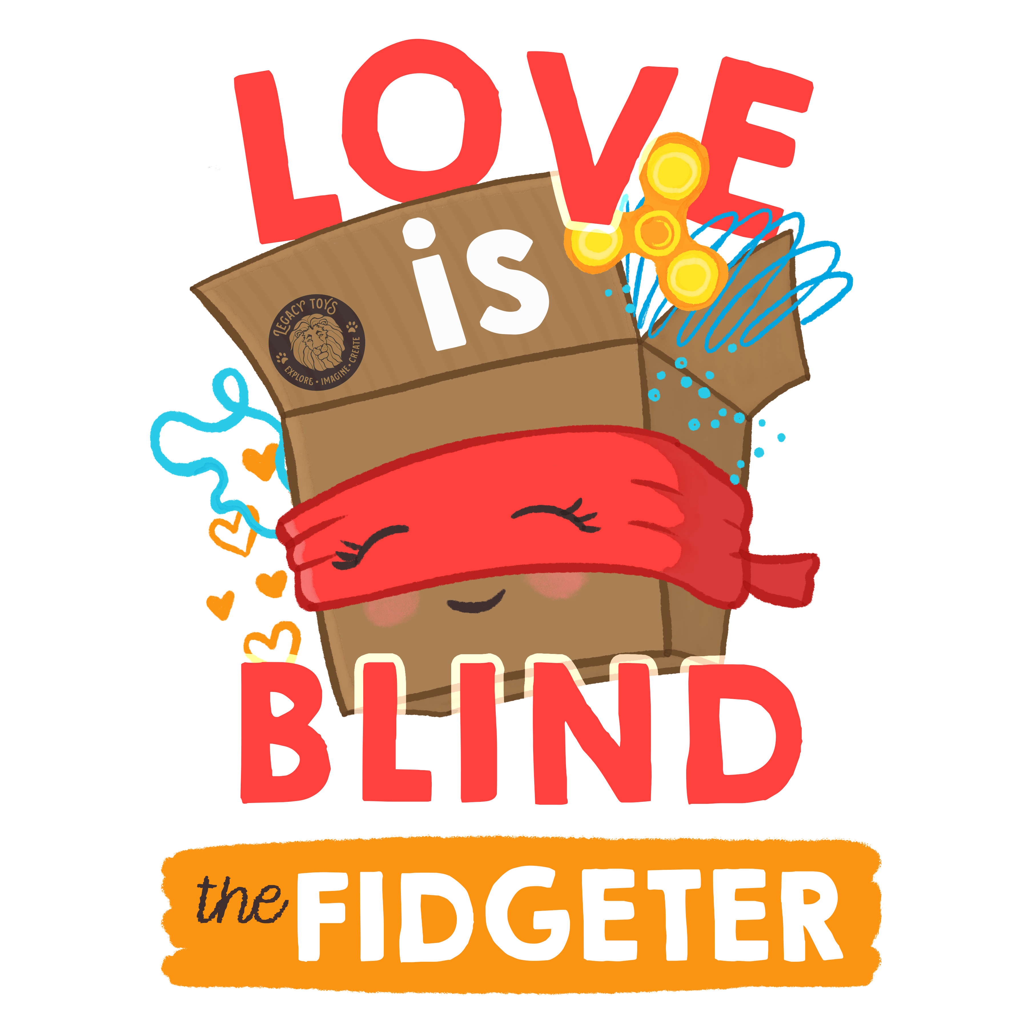 Legacy Toys-Love is Blind Box - The Fidgeter-13385-Legacy Toys