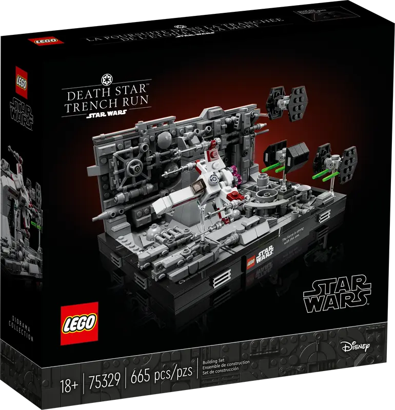 Lego-Death Star Trench Run Diorama-75329-Legacy Toys