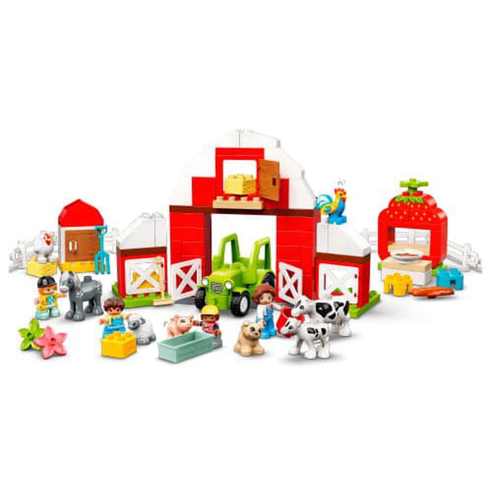 Lego-DUPLO Barn, Tractor & Farm Animal Care-10952-Legacy Toys