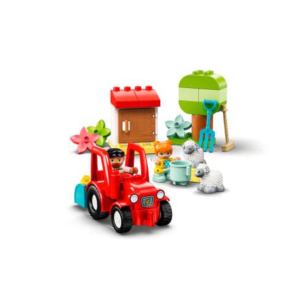Lego-DUPLO Farm Tractor & Animal Care-10950-Legacy Toys