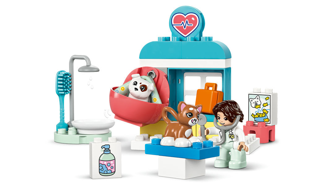 Lego-DUPLO - Visit to the Vet Clinic-10438-Legacy Toys