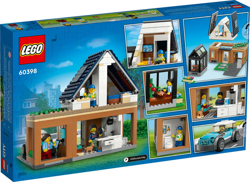 Lego-Family House and Electric Car-60398-Legacy Toys