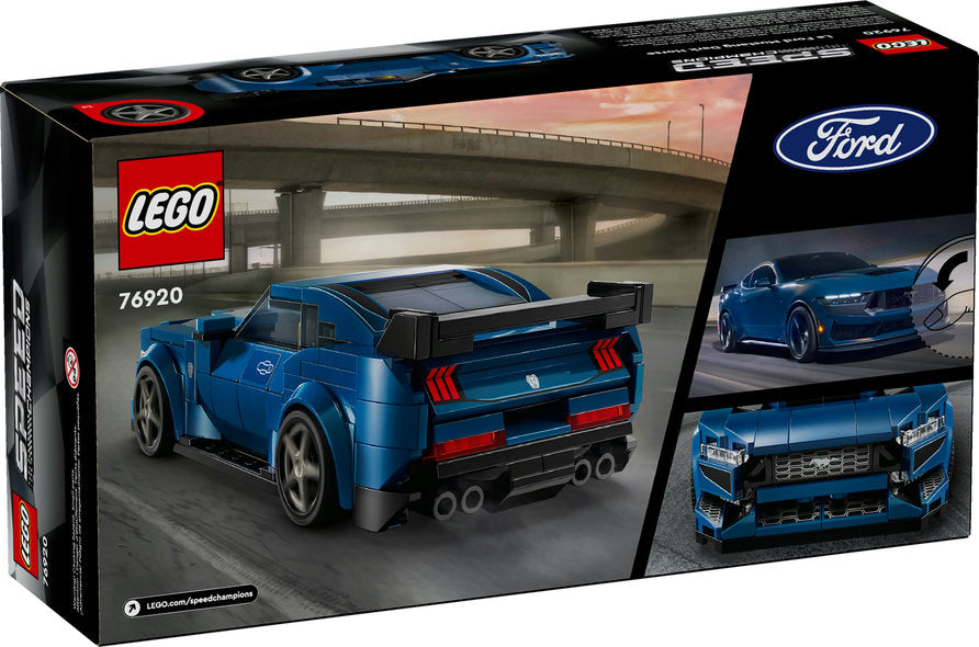 Lego-Ford Mustang Dark Horse Sports Car-76920-Legacy Toys