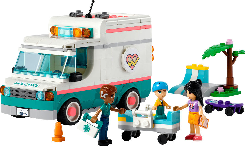 Lego-Heartlake City Hospital Ambulance-42613-Legacy Toys