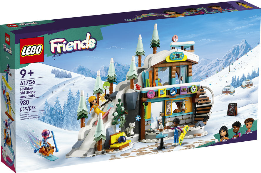 Playmobil Family Fun Collection Build & Play - Ski Lodge, Snow Fort,  Snowboarder, Skiers and More! 