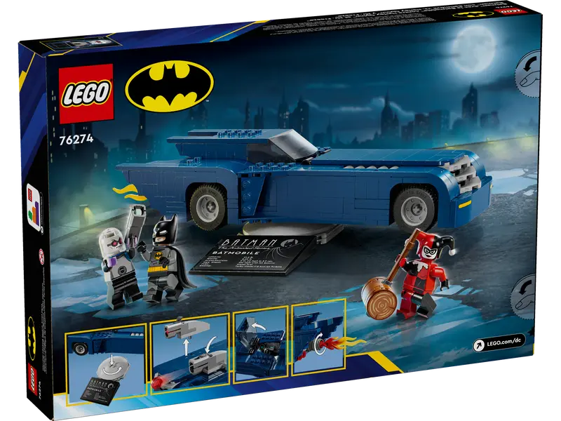 Lego-Batman with the Batmobile vs. Harley Quinn and Mr. Freeze-76274-Legacy Toys