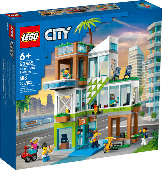 Lego-LEGO City Apartment Building-60365-Legacy Toys