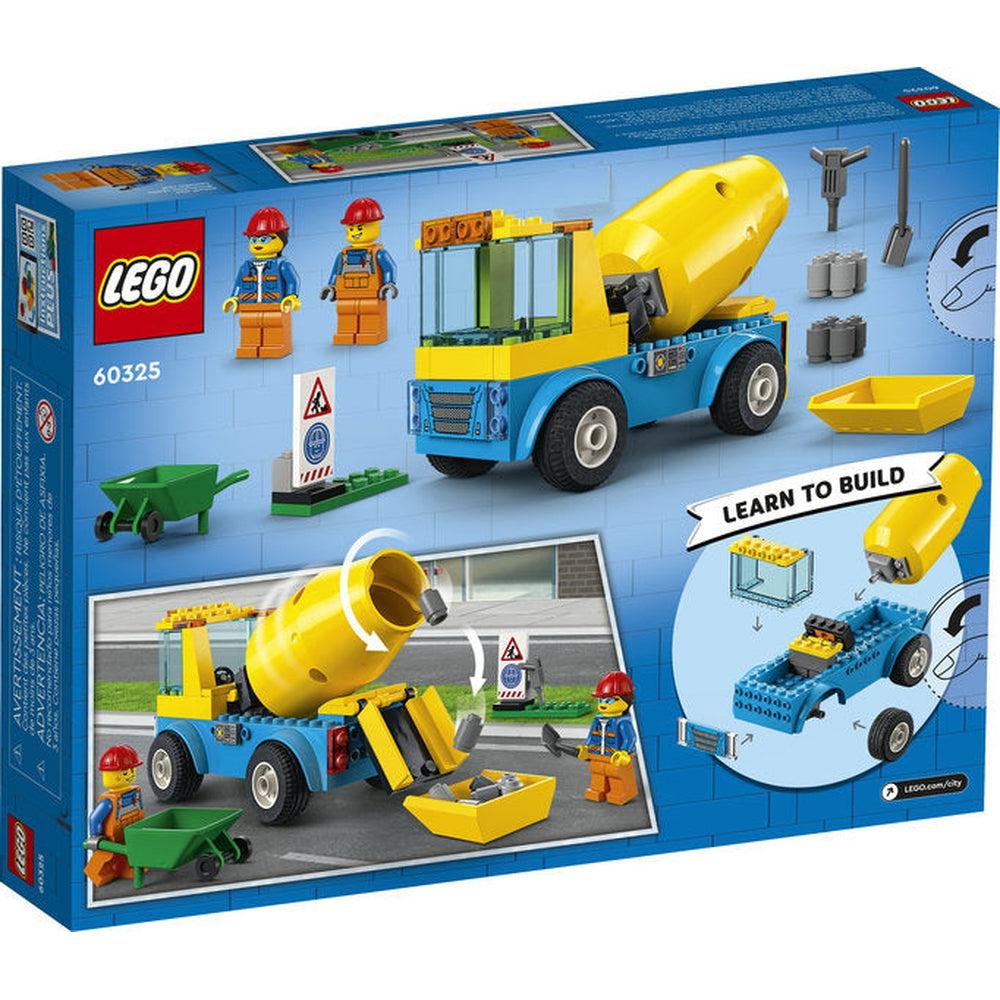 Lego-LEGO City Cement Mixer Truck-60325-Legacy Toys