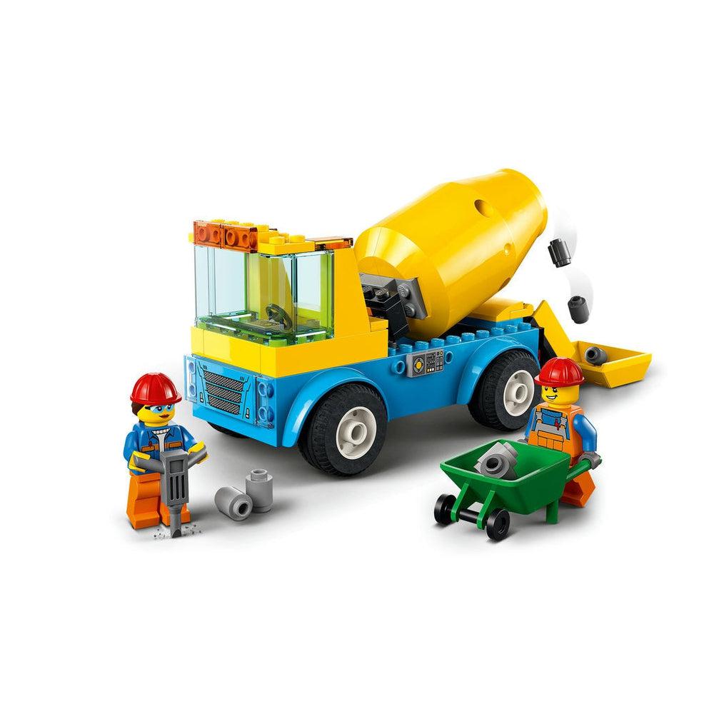 Lego-LEGO City Cement Mixer Truck-60325-Legacy Toys