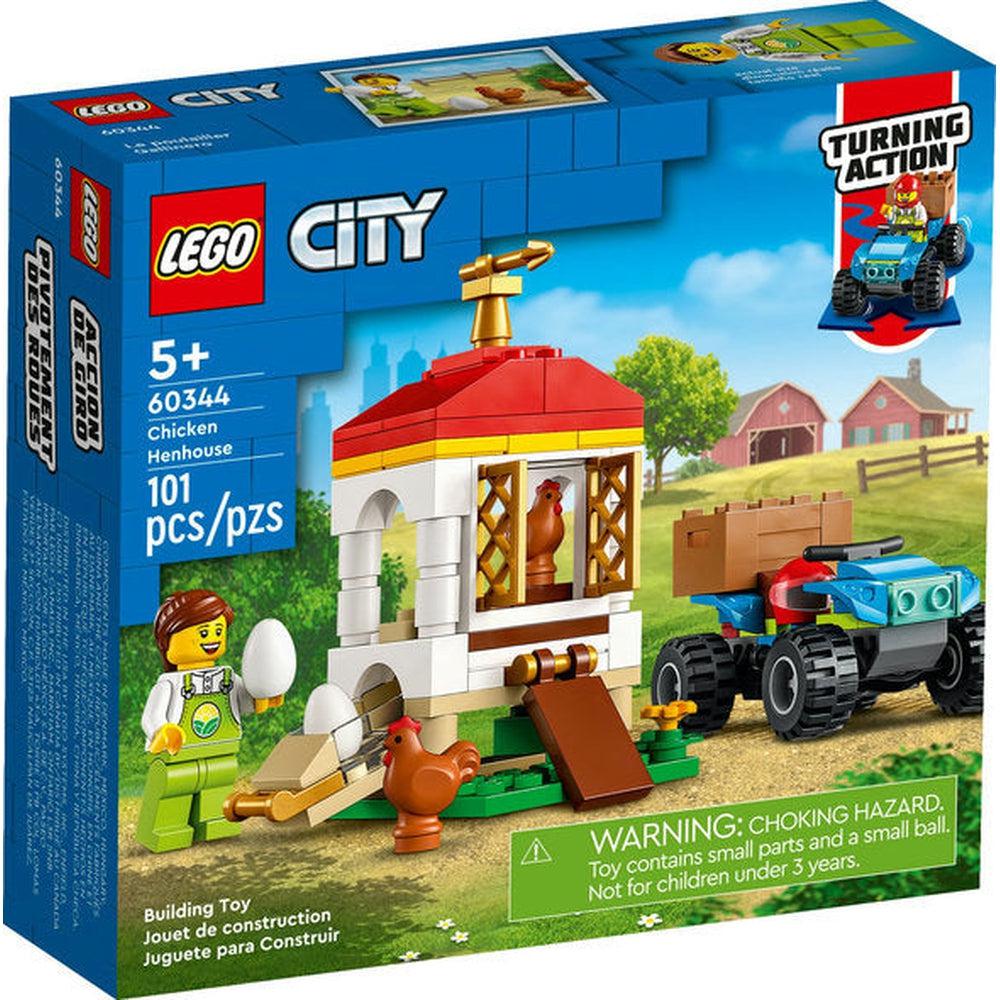 Lego-LEGO City Chicken Henhouse-60344-Legacy Toys