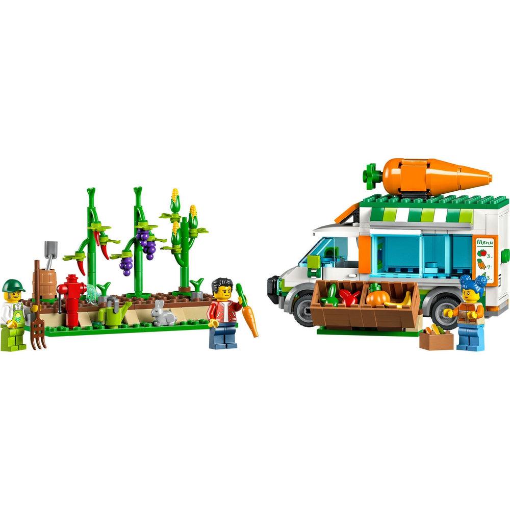 Lego-LEGO City Farmers Market Van-60345-Legacy Toys