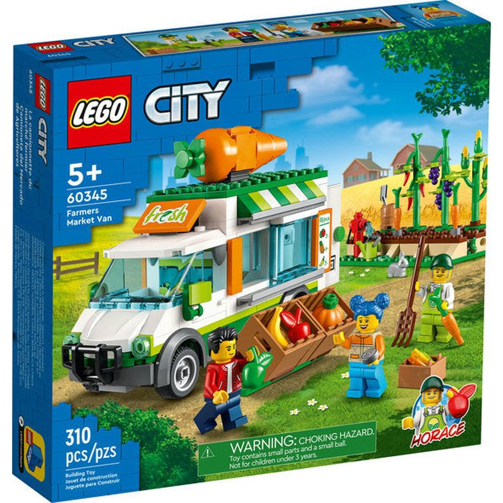Lego-LEGO City Farmers Market Van-60345-Legacy Toys