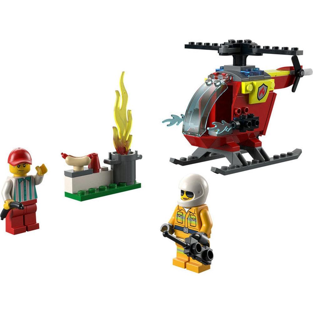 Lego-LEGO City Fire Helicopter-60318-Legacy Toys