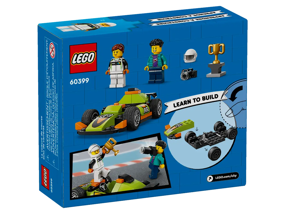 Lego-LEGO City - Green Race Car-60399-Legacy Toys