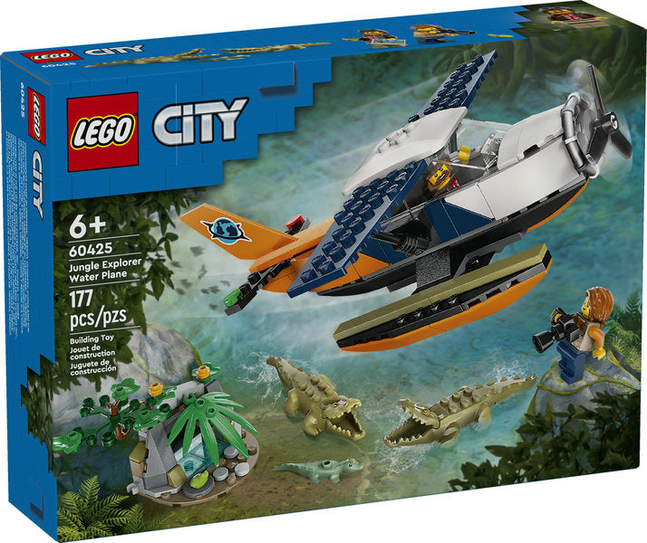 Lego-LEGO City - Jungle Explorer Water Plane-60425-Legacy Toys