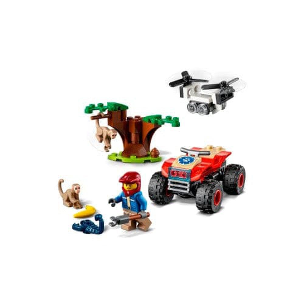 Lego-LEGO City Wildlife Rescue ATV-60300-Legacy Toys