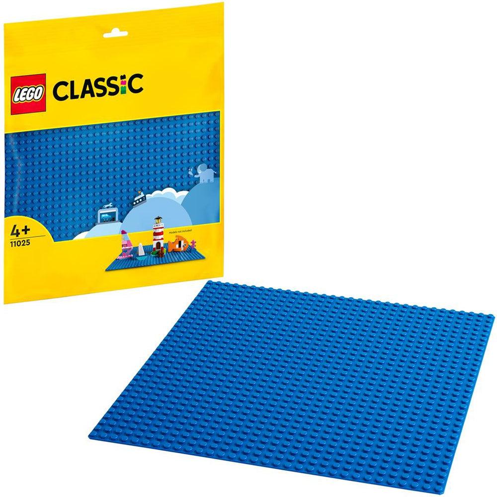 Lego-LEGO Classic Blue Baseplate-11025-11025-Legacy Toys