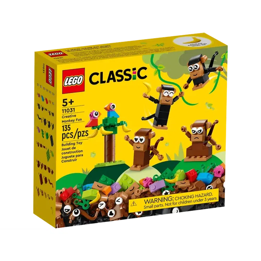Lego-LEGO Classic Creative Monkey Fun-11031-Legacy Toys