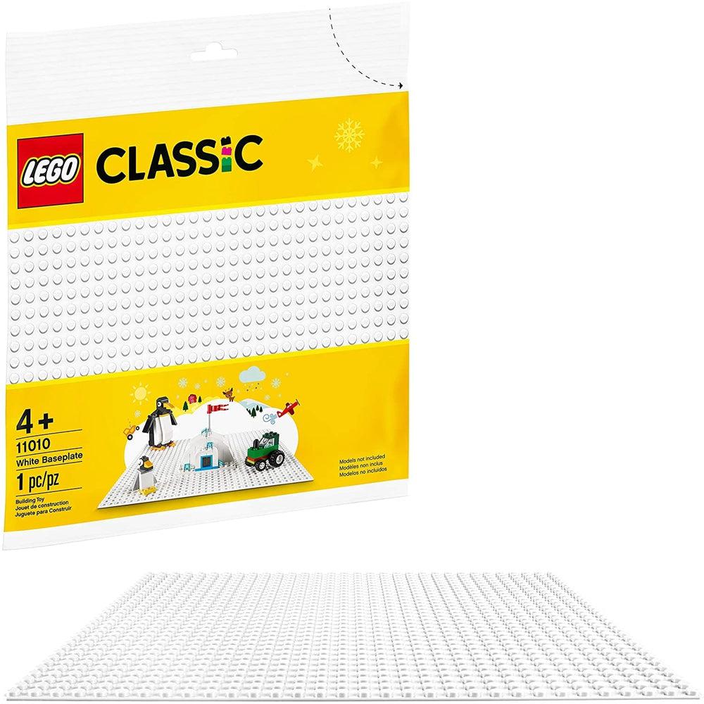 Lego-LEGO Classic White Baseplate-11010-Legacy Toys