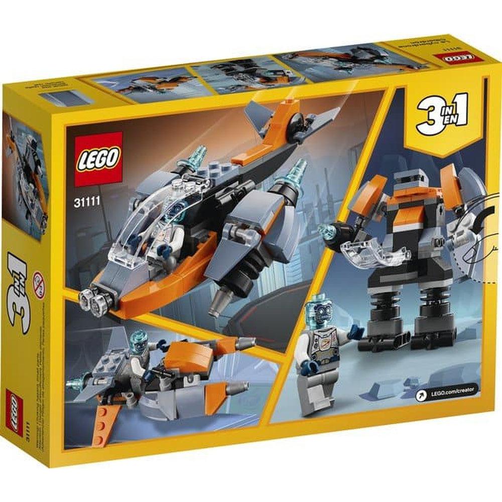 Lego-LEGO Creator 3in1 Cyber Drone-31111-Legacy Toys