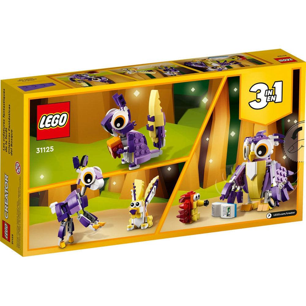 Lego-LEGO Creator 3in1 Fantasy Forest Creatures-31125-Legacy Toys