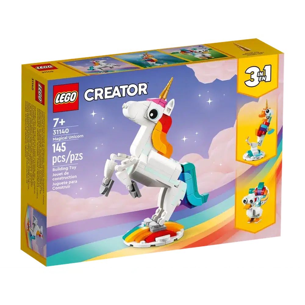 Lego-LEGO Creator 3in1 Magical Unicorn-31140-Legacy Toys