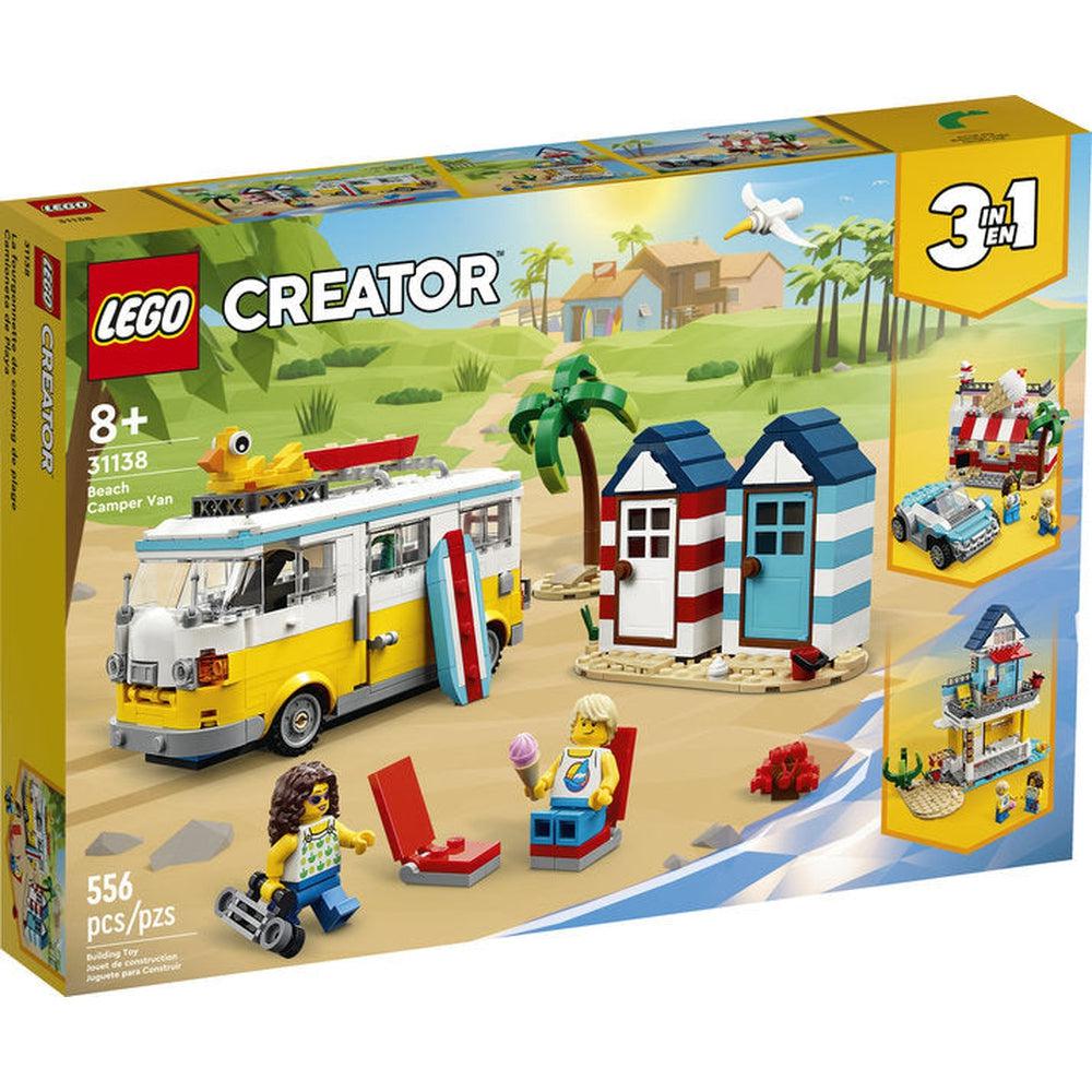 Lego-LEGO Creator Beach Camper Van-31138-Legacy Toys