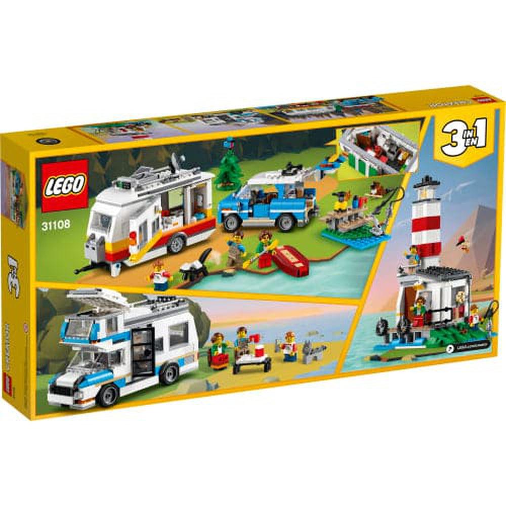 Lego-LEGO Creator Caravan Family Holiday-31108-Legacy Toys