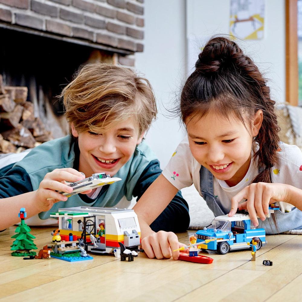 Lego-LEGO Creator Caravan Family Holiday-31108-Legacy Toys