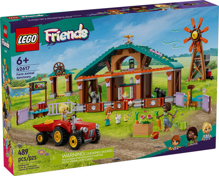 Lego-LEGO Friends - Farm Animal Sanctuary-42617-Legacy Toys