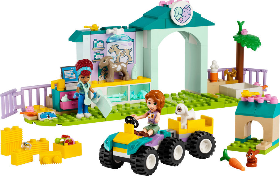 Lego-LEGO Friends - Farm Animal Vet Clinic-42632-Legacy Toys