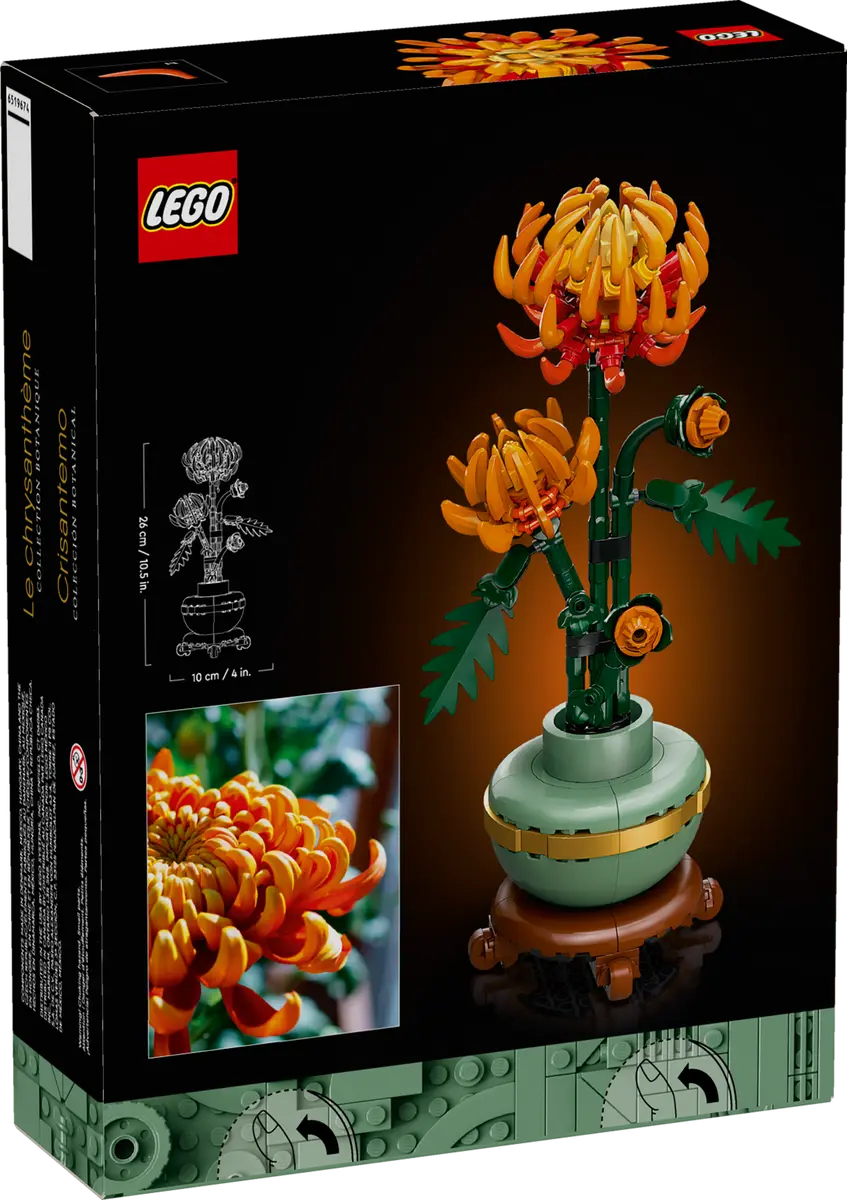 Lego-LEGO Icons Botanical Collection - Chrysanthemum-10368-Legacy Toys